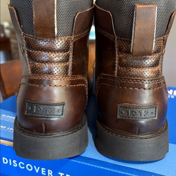 Nunn Bush Men’s 1912 Plain Toe Chukka Lace Brown Leather Boot Size 11 NWT main image 7